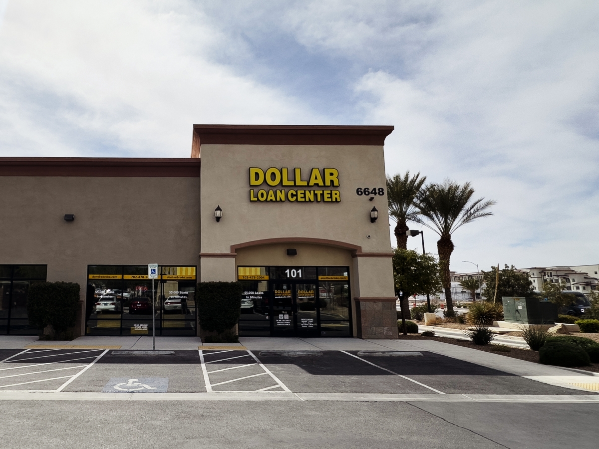 Dollar Loan Center North Las Vegas at 6648 N 5th St - Exterior