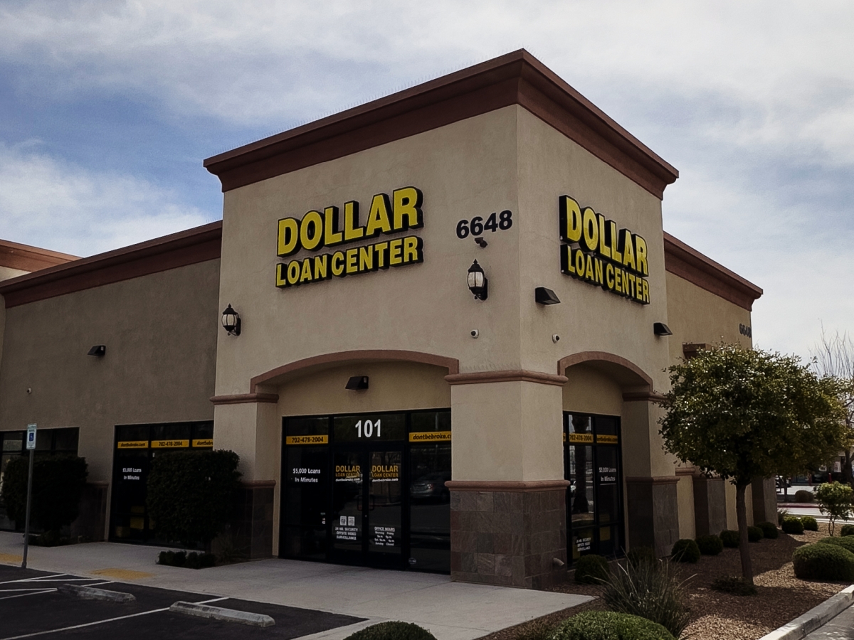 Dollar Loan Center North Las Vegas at 6648 N 5th St - Exterior