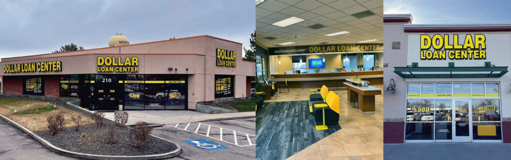 Image of three different Dollar Loan Center locations in Idaho