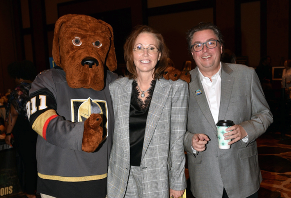 Chuck and Mary Brennan at the Las Vegas Metro Police Foundation be welcomed into the 100 club