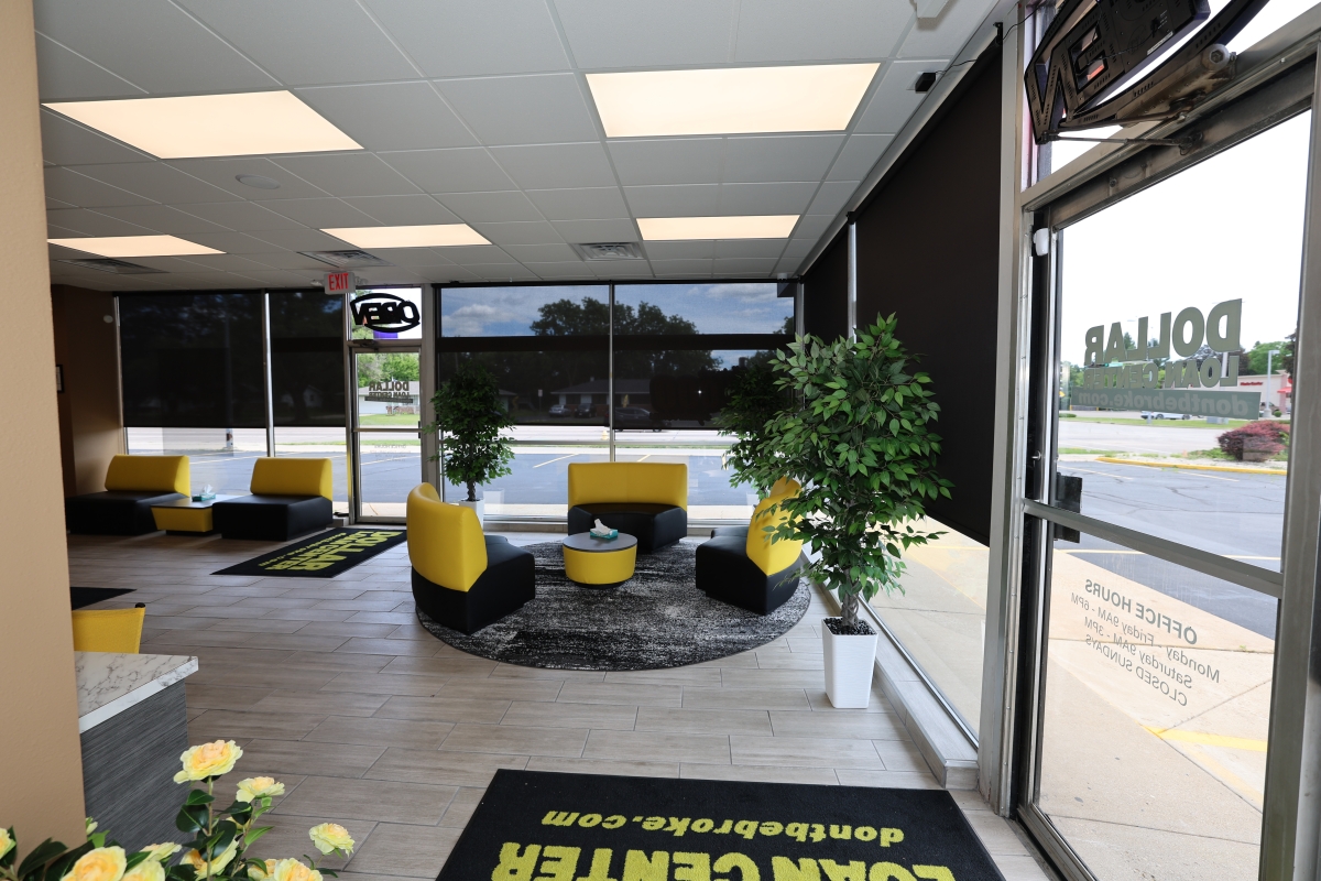 Interior of Dollar Loan Center Beloit