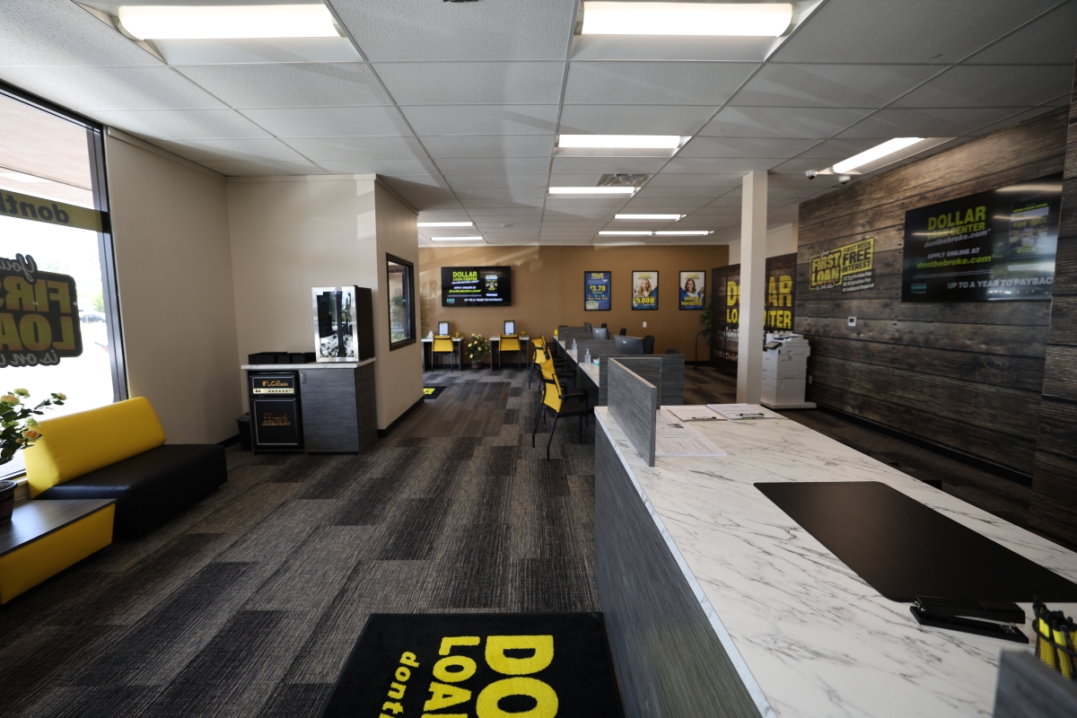 Interior of Dollar Loan Center Kenosha on 22nd Ave